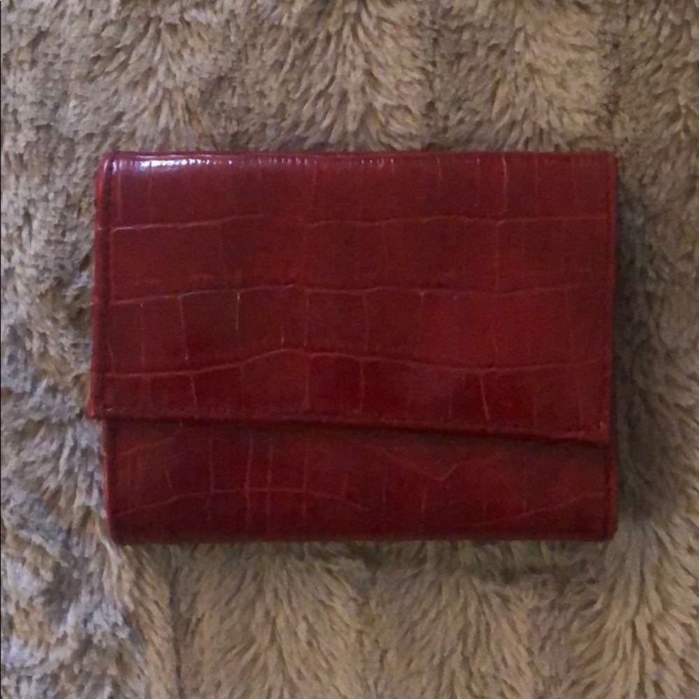 Burgundy wallet